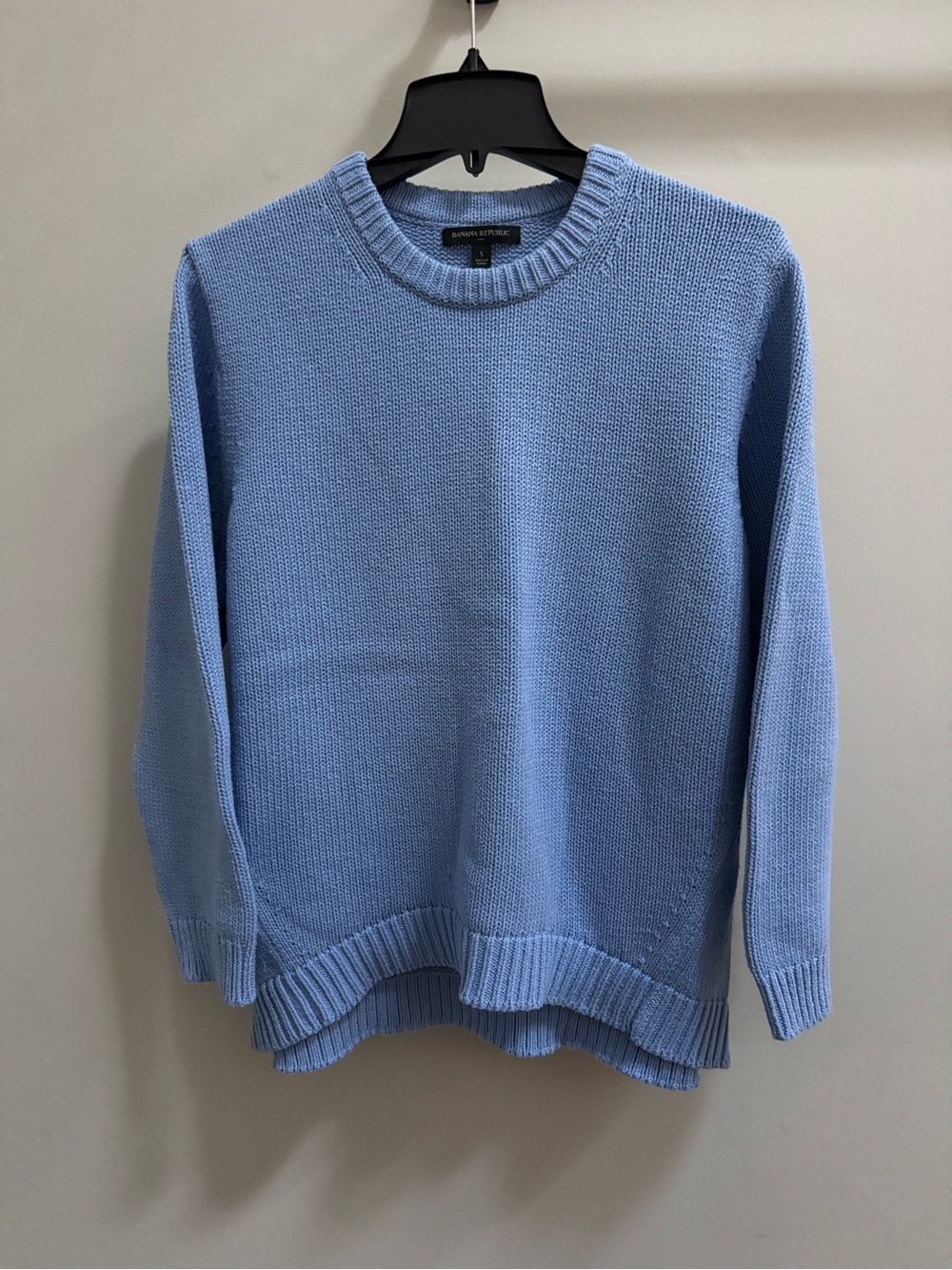 Banana Republic Oversized Textured Sweater Size S Cornflower Blue/Periwinkle